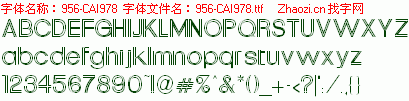 查看字体及作者详细介绍