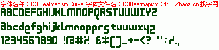 查看字体及作者详细介绍