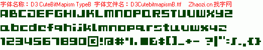 查看字体及作者详细介绍