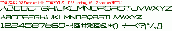 查看字体及作者详细介绍