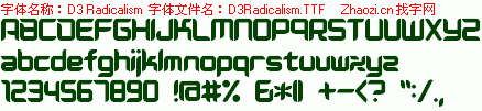 查看字体及作者详细介绍