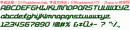 查看字体及作者详细介绍
