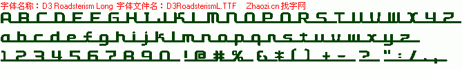 查看字体及作者详细介绍