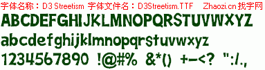 查看字体及作者详细介绍