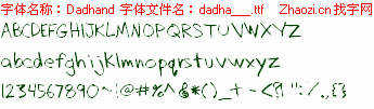 查看字体及作者详细介绍