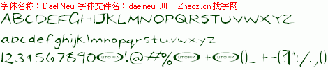 查看字体及作者详细介绍