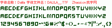 查看字体及作者详细介绍