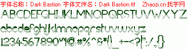 查看字体及作者详细介绍