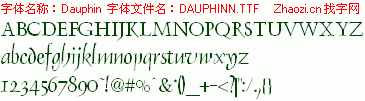查看字体及作者详细介绍