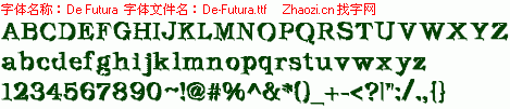 查看字体及作者详细介绍