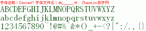 查看字体及作者详细介绍