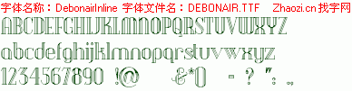 查看字体及作者详细介绍