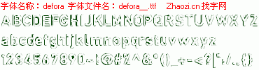 查看字体及作者详细介绍