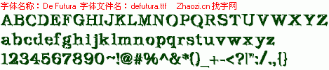查看字体及作者详细介绍