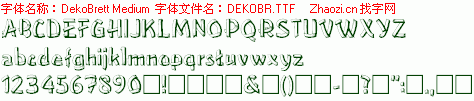 查看字体及作者详细介绍