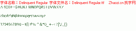 查看字体及作者详细介绍