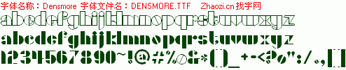 查看字体及作者详细介绍