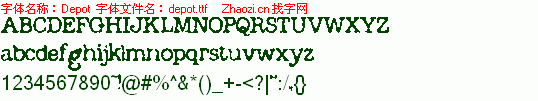 查看字体及作者详细介绍