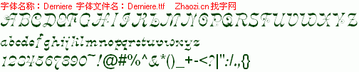 查看字体及作者详细介绍