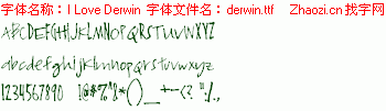 查看字体及作者详细介绍