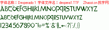 查看字体及作者详细介绍