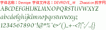 查看字体及作者详细介绍