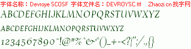 查看字体及作者详细介绍