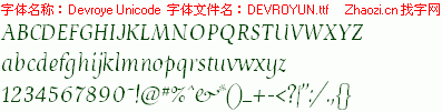 查看字体及作者详细介绍
