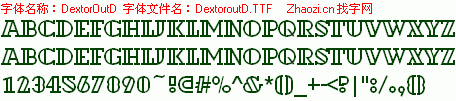 查看字体及作者详细介绍