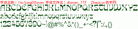 查看字体及作者详细介绍