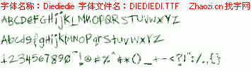 查看字体及作者详细介绍