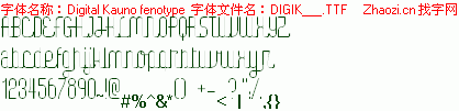 查看字体及作者详细介绍