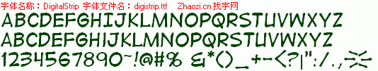 查看字体及作者详细介绍