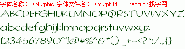 查看字体及作者详细介绍
