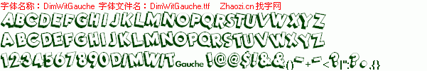 查看字体及作者详细介绍