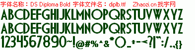 查看字体及作者详细介绍