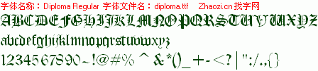 查看字体及作者详细介绍