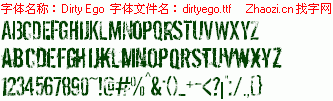 查看字体及作者详细介绍