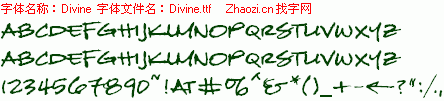 查看字体及作者详细介绍