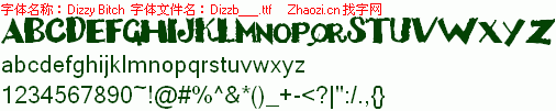 查看字体及作者详细介绍