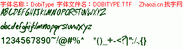 查看字体及作者详细介绍