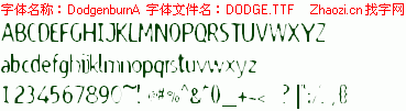 查看字体及作者详细介绍