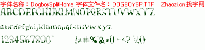 查看字体及作者详细介绍