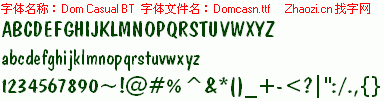查看字体及作者详细介绍