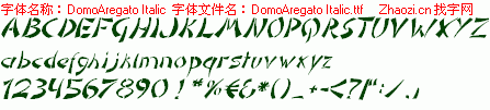 查看字体及作者详细介绍