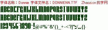 查看字体及作者详细介绍