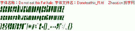 查看字体及作者详细介绍