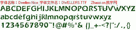 查看字体及作者详细介绍