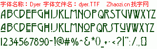 查看字体及作者详细介绍