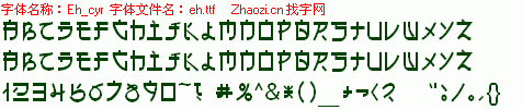 查看字体及作者详细介绍